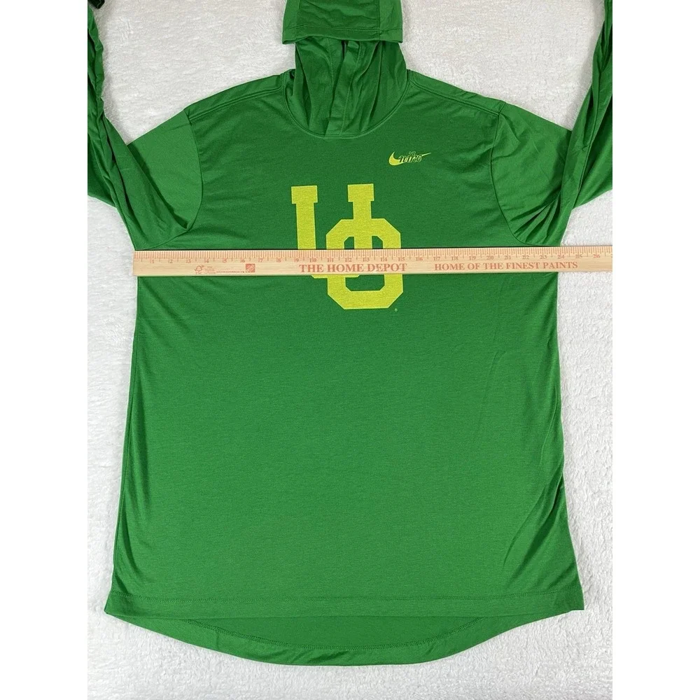 Nike UO‎ University Of Oregon Ducks Green Lightweight Hoodie Sweatshirt Size Lg